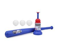 Qudinip Juego de Juguetes de Béisbol para Niños, Lanzador Automático de Pelotas con Pelotas Livianas y Seguras, Mejora Las Habilidades de Bateo y la Coordinación, Juego para Padre (777-607)
