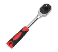 Qudinip Juego de Llaves de Trinquete Rápidas, Llave de Tubo Duradera de Acero Al Cromo Vanadio de 24 Dientes para Reparación de Automóviles y Uso en Garaje (1/2")