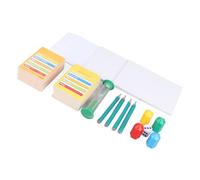 Qudinip Juego de Mesa Pictionary, Divertido Juego de Dibujo con 2 Juegos de Cartas, 1 Dado, 4 Lápices, 3 Libros Blancos, 1 Reloj de, para la Noche de Juegos de Fiesta Familiar