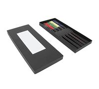 Qudinip Juego de Palillos de Madera Bellamente Impresos para Sushi y Cocina Asiática 5 Pares Bambú Natural Ecológico 23 Cm