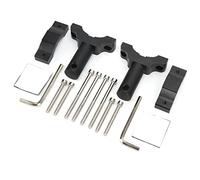 Qudinip Juego de Soportes de Montaje de Barra de Luz LED con Aleación de Aluminio de Primera Calidad para Motocicletas, Vehículos Todo Terreno y Triciclos, 2 Piezas