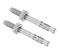 Qudinip Juego de Tornillos de Expansión de Acero Inoxidable, 2 uds., Pernos de Fijación de Alta Resistencia para Equipos de Escalada Al Aire
