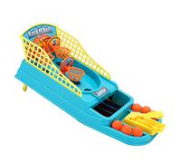 Qudinip Juguete de Baloncesto Mini Juego de Tiro Ajustable para Niños y Adultos Juguete Divertido de Mesa Ideal para Relajación en Interiores