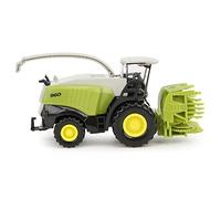 Qudinip Juguete de Cosechadora en Miniatura 1/42, Modelo de Vehículo de Plástico de Aleación, Coche de Granja Educativo para Niños, con Función Deslizante, para Regalo de Cumpleaños y (Verde)