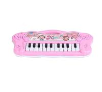 Qudinip Juguete de Piano Electrónico para niñas: Juguete Musical Educativo para la Primera Infancia, Plástico, Diversión en Interiores y Exteriores, 25 X 12,5 X 3 Cm (Rosa)