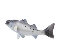 Qudinip Juguete Educativo Modelo Weever de Animales Marinos - Simulación de Plástico Ecológico para Niños - Tamaño 17,3x5,5 Cm - Ideal para Decoración y Aprendizaje del Hogar (PLL127-1133)