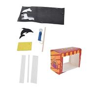 Qudinip Juguetes de Marionetas de Sombras para Niños, Creatividad Educativa, Juguetes Hechos a Mano para Niños a Partir de 3 Años, con Linterna para Exploración Científica e Interacción