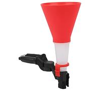 Qudinip Kit de Embudo de Llenado de Aceite Automático con Puerto Ajustable, de Carga de Aceite Duradero para Fácil Mantenimiento, Ajuste Universal para Todos los Modelos, 4.9" de Diámetro, 2 Unidades