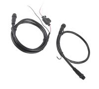 Qudinip Kit de Inicio NMEA 2000, Cable de Alimentación Marino de 1 M con Fusible Conector en T Terminador Macho Hembra, para Redes Lowrance Simrad B&G Navico