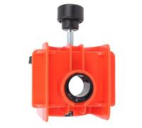 Qudinip Kit de Instalación de la Cerradura de la Puerta Herramienta de Plantilla Ajustable Profesional para 1-3/8 Pulgadas a 1-3/4 Pulgadas Puertas de Madera de Espesor Naranja