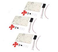 Qudinip Kit de Modelo de Ventilador Eléctrico de Madera para Bricolaje, Juguete Científico Educativo y Divertido para Niños, Cultiva Habilidades de Pensamiento y Coordinación, Material de Madera