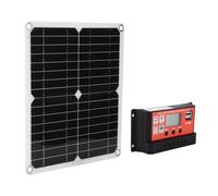 Qudinip Kit de Panel Solar de 15 W con Controlador de 100 A, Diseño Ligero y Duradero para Carga de Batería de Coche y Barco (#3)