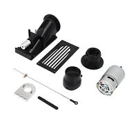 Qudinip Kit de Rendimiento Eficiente del Propulsor de la Bomba de Chorro del Barco RC de 40mm para Barcos de Control Remoto Diseño de Aleación de Plástico (Negro)