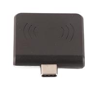 Qudinip Lector de Tarjetas USB OTG para Teléfono Móvil, Pequeño Escritor Portátil para Gestión Logística ABS, 1 Unidad (Negra)