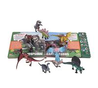 Qudinip Libro de Sonido para Niños con Rugidos Realistas, Aprendizaje Interactivo de Dinosaurios para Niños, Juguete Educativo con Páginas Coloridas
