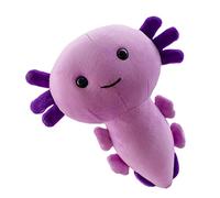 Qudinip Linda Muñeca de Peluche de Dibujos Animados de Peluche con Imagen Vívida para Habitación de Niños 20 X 17 Cm Algodón PP (Púrpura)