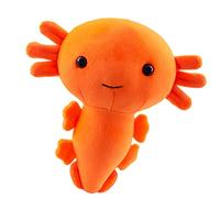 Qudinip Linda Muñeca de Peluche de Dibujos Animados de Peluche con Imagen Vívida para Habitación de Niños 20 X 17 Cm Algodón PP (Naranja)