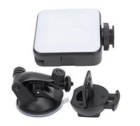 Qudinip Luz de Relleno Ajustable W64 Iluminación Portátil para Videoconferencias para Trabajo Remoto y Fotografía, ABS Negro, 1 Unidad