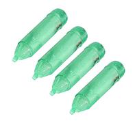 Qudinip Luz de Señuelo de Pesca 4 Piezas Mini Lámpara Subacuática Impermeable Verde Atrae Peces para Agua Dulce y Salada, Aprox.5,7x1,8 Cm