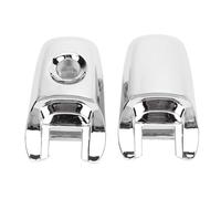 Qudinip Manija de Puerta Exterior Delantera, Tapa del Cilindro de Cerradura, Material ABS Resistente, Antirrobo, Apto para Explorer 2011-2019, Paquete de 2