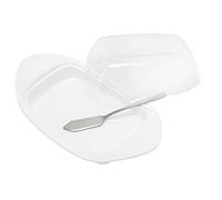 Qudinip Mantequera en Forma de con Tapa, Elegante Recipiente de Mantequilla para Cocina Casera, Material PP de Calidad Alimentaria, 1 Unidad (#2)