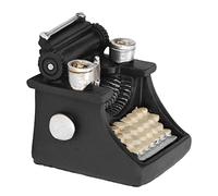 Qudinip Máquina de Escribir en Miniatura, Escala 1/6, Accesorios Decorativos Vintage para Decoración de Casas de Muñecas y Escenas de Películas, Resina Sintética, 2,2 X,1 X 1,9 Pulgadas