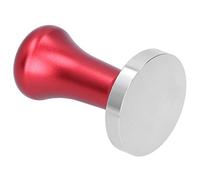 Qudinip Martillo de Presión Manual para café, Ergonómico, Duradero, de Fondo Plano, para Utensilios de Cocina de Baristas, 58x58x95mm (Roja)