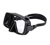Qudinip Máscara de Buceo, óptica Profesional de Vidrio Templado con Hebilla Lateral Ajustable, para Rescate Submarino y Buceo