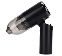 Qudinip Mini Aspirador de Coche de Alta Potencia, 70W, Compacto, de Mano, para Limpieza sobre la Marcha (Negra)
