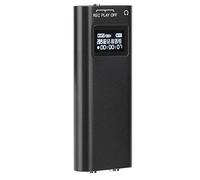 Qudinip Mini Grabadora de Voz Digital Portátil Q25, Dispositivo de Grabación de Ligero para Reuniones, Clases, Entrevistas, Aleación de Aluminio, 60g (32GB)