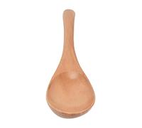 Qudinip Mini Juego de Cucharas de Madera para Cocinar, Utensilio de Cocina Excelente Resistencia Al Calor para Uso Doméstico, 1,5 Pulgadas de Ancho (16 cm de largo)