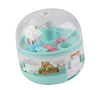 Qudinip Mini Máquina para Agarrar Muñecas para Niños, Juguete Eléctrico para Agarrar Dinosaurios con Varias Muñecas en el Interior, para Mejorar la Coordinación Mano-Ojo y la Diversión (Verde)