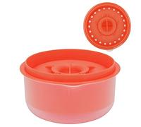 Qudinip Mini Separador de Yema de Huevo, Herramienta de Cocina Duradera y No Tóxica para Panadería Casera, Capacidad para 6 Huevos, Material PP de 5,1x5,1x2,8 Pulgadas (naranja intenso oscuro)