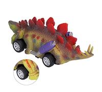 Qudinip Modelo de Dinosaurio de Juguete para Coche con Retroceso, Diseño Vívido Que Cultiva la Capacidad Práctica para Niños a Partir de 2 Años Plástico 12 X 4 X 4 Cm ((Estegosaurio))