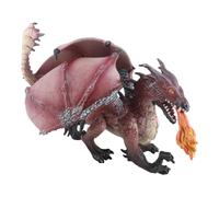 Qudinip Modelo de Dragón Que Escupe Fuego, Juguete de Simulación Realista para Decoración de Habitación de Niños, Plástico de 21 X 16 X 14 Cm