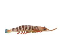 Qudinip Modelo de Gambas de Juguete de Animales Marinos para Educación de Aprendizaje Temprano con Características Realistas Detalladas, Adecuado para Niños, Hecho de Plástico Duradero