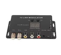 Qudinip Modulador UHF Modulador de Enlace de TV Convertidor AV a RF de para de Cine en Casa Material ABS 1 Pieza
