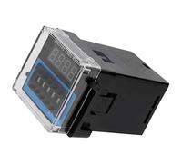 Qudinip Módulo de relé de Tiempo ATS48A-1Z con Pantalla Digital, Temporizador de Retardo Ajustable para Automatización Industrial, 220 V, ABS, 1 Unidad