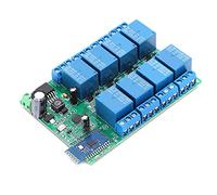 Qudinip Módulo de relé Temporizador Bluetooth Control de 8 Canales PCB Duradero 5V para Automatización del Hogar