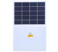 Qudinip Módulo Portátil de Polisilicio del Cargador del Panel Solar de 3W para Viajes de Camping 170 X 130 X 2 Mm