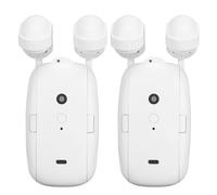 Qudinip Motor de Cortina Inteligente, Aplicación, Control Remoto, Control de Voz, Abridor de Cortina Automático con Temporizador, para Accesos Directos de