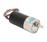 Qudinip Motor sin Escobillas DC Mini Reductor de Velocidad 24V Alto par CW/CCW para Máquinas CNC Cobre 1x Motor (200 rpm/min)