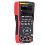 Qudinip Multímetro de Osciloscopio 2 en 1 Probador Eléctrico Digital Portátil de Mano para Ingenieros y Técnicos ABS