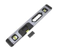 Qudinip Nivel Digital Herramienta de Nivel Electrónico Profesional de Aleación de Aluminio para Carpintería y Construcción 48 X 7 X 2,1 Cm (Negra)