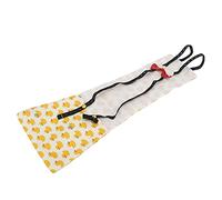 Qudinip Pañales para Aves de Corral, Tela Impermeable Ajustable con Elegante Diseño de Lazo para Pollo y Pato, 1 Paño Lavable y Reutilizable (S)