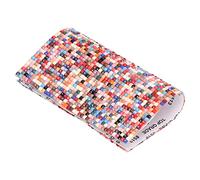 Qudinip Papel Pintado para Casa de Muñecas 1:12, Azulejo de Mosaico para Decoración en Miniatura, Accesorios para Habitación, Plástico Ecológico, 11,8 X 9,5 Cm (Clip Multicolor)