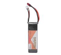 Qudinip Paquete de Batería Lipo de 11,1 V, Batería RC Duradera de 2200 MAh 3S 45C para Coches RC, Drones, Barcos, Helicópteros - Enchufe T, 105x33x23 Mm