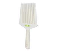 Qudinip Peine de Peluquero con Parte Superior Plana, Peine Profesional de Dientes Redondeados para Peinar con Nivelación de Agua Precisa, Diseño Ergonómico para Corte de Pelo y