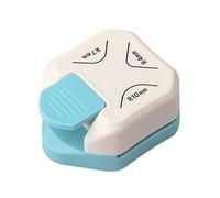 Qudinip Perforadora Redondeadora de Esquinas, Diseño Multifuncional y Compacto, Cortadora de Papel 3 en 1 para Álbum de Recortes y Uso en Oficina, 5.9x7.3x3.4cm, 1 Unidad