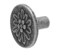Qudinip Perilla de Cobre para Gabinete, Manija de un Orificio, Diseño Elegante para Armarios con Cajones y Puertas Laterales, 0,9x0,9x0,6 Pulgadas, 1 Pieza